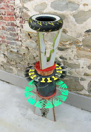 Art sculpture tower
