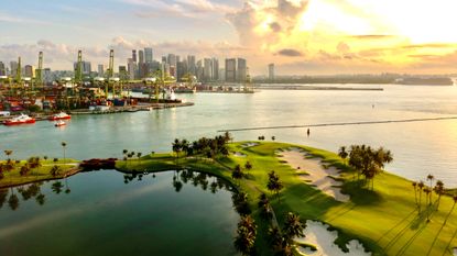 The fifth hole at Sentosa Golf Club