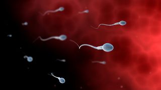 Conceptual image of sperm