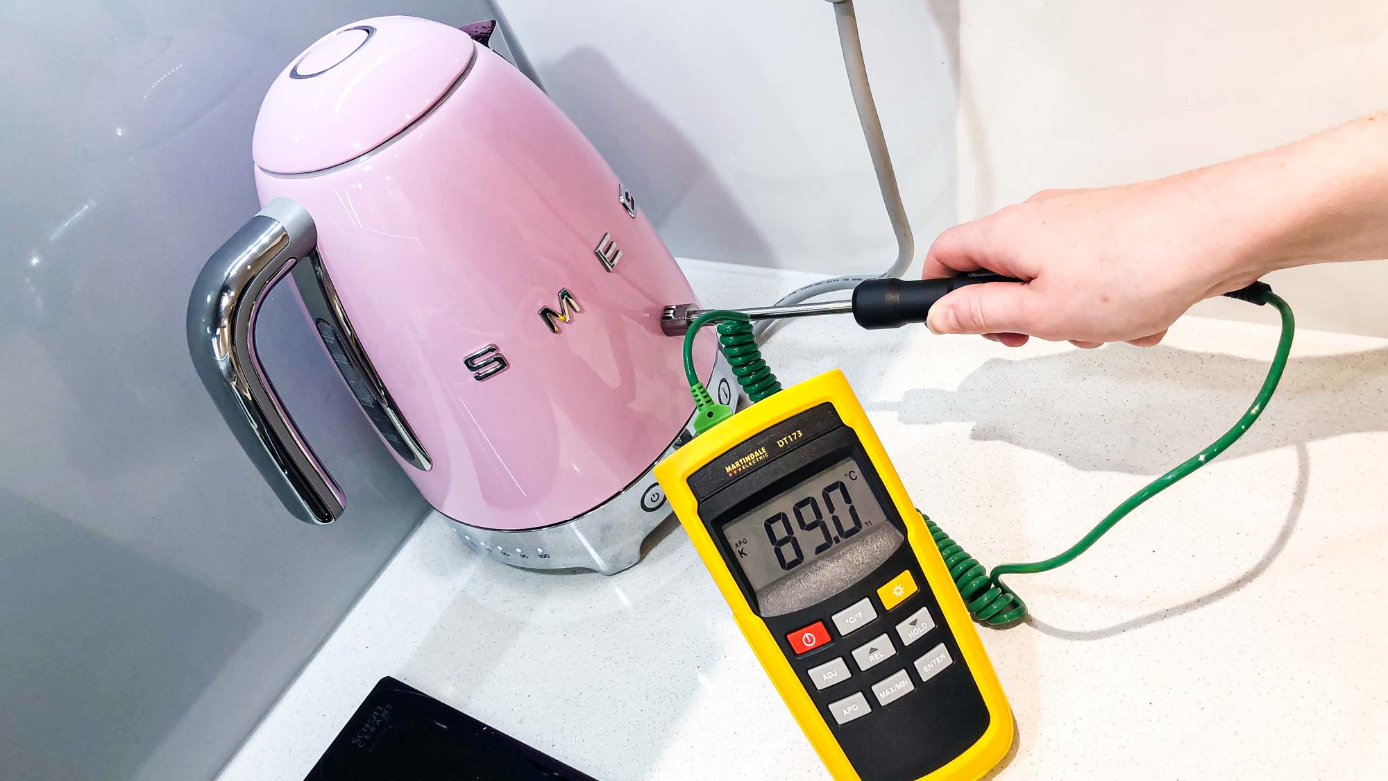 Smeg Variable Temperature Kettle external temperature reading