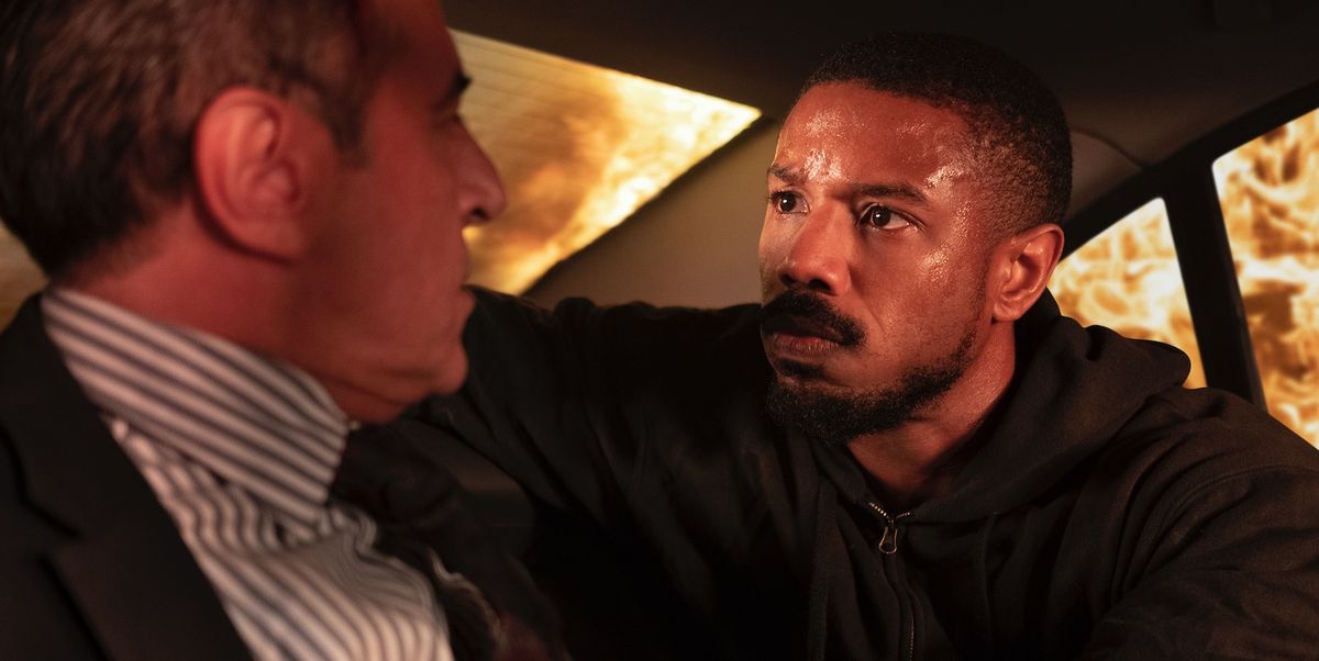 Grieving Navy SEAL John Kelly (Michael B. Jordan) interrogates a Russian diplomat for information about the men who killed his pregnant wife Pam (Lauren London) in Stafeno Sollima&#039;s &#039;Without Remorse.&#039;