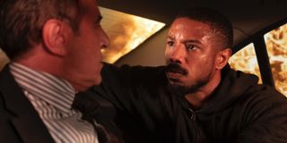 Grieving Navy SEAL John Kelly (Michael B. Jordan) interrogates a Russian diplomat for information about the men who killed his pregnant wife Pam (Lauren London) in Stafeno Sollima's 'Without Remorse.'