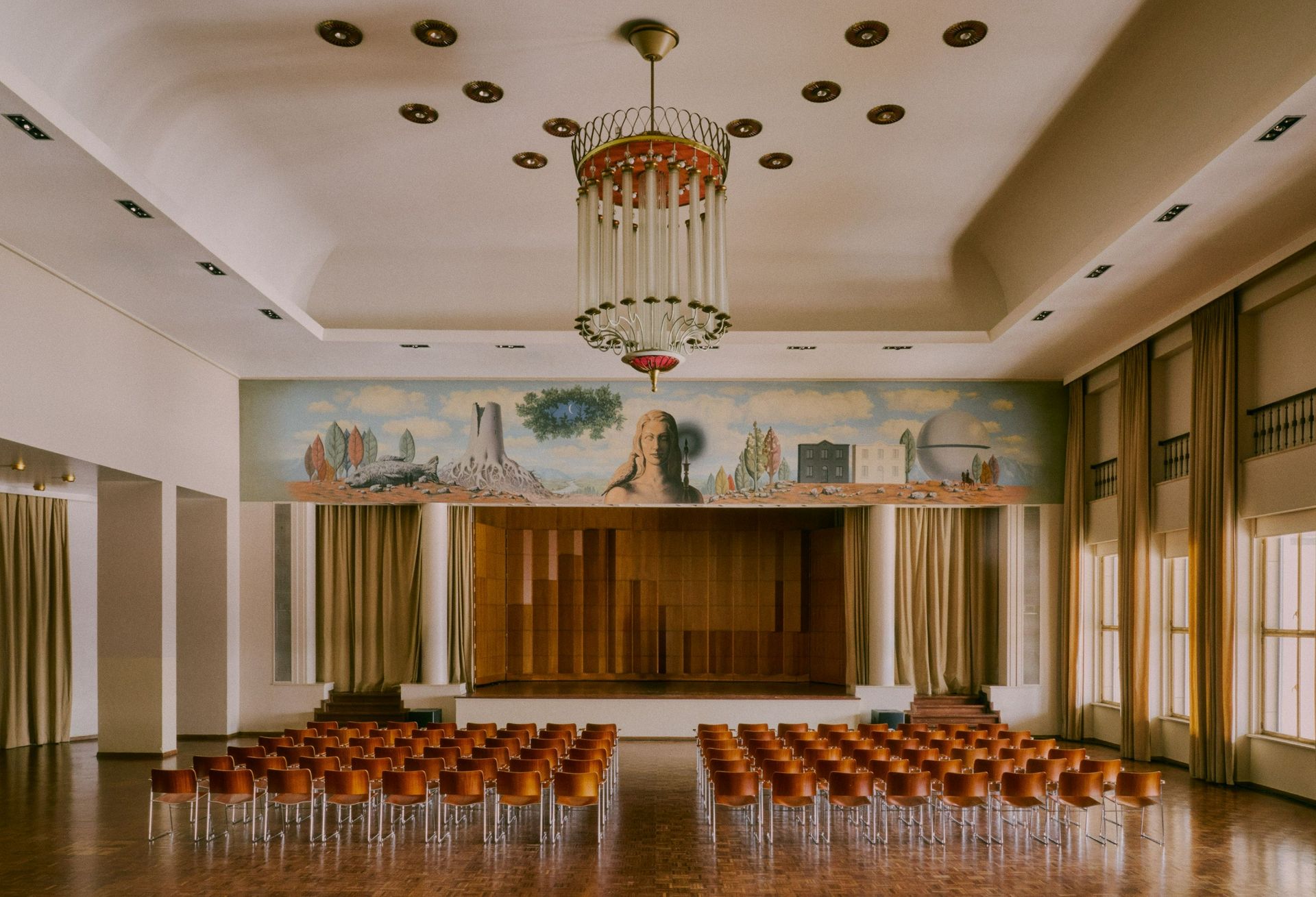 Dive into the sumptuous, layered richness of post-war Belgian modernism