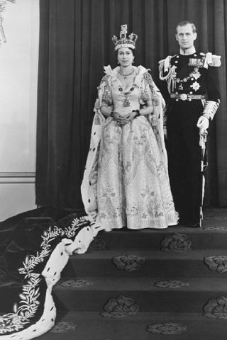 Queen Elizabeth and Prince Philip at the Queen's Coronation