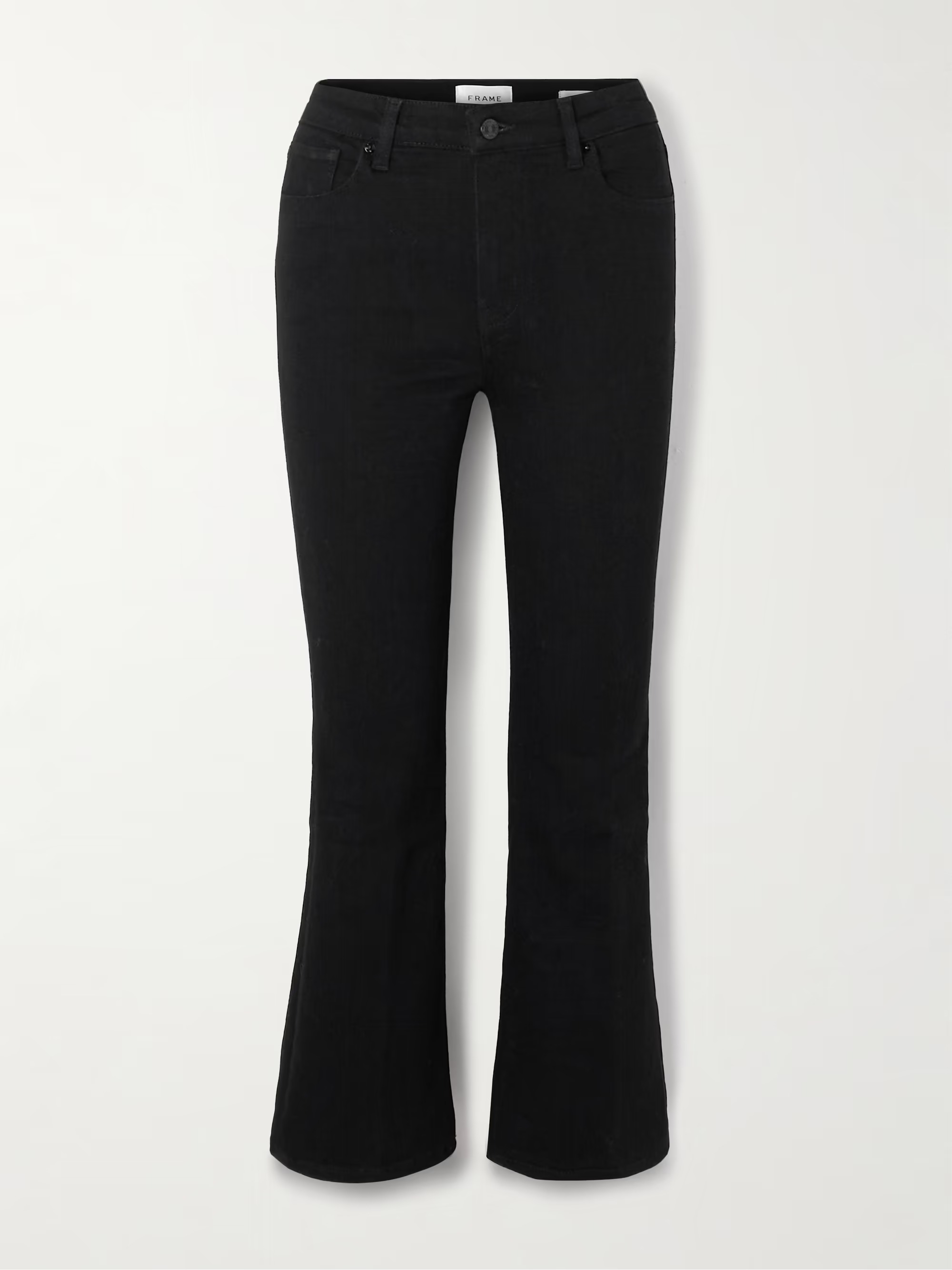 Frame, Reboot Crop Stretch High-Rise Bootcut Jeans