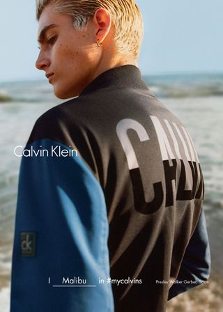 Presley Walker Gerber, Calvin Klein AW16 Ad Campaign