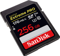 SanDisk Extreme Pro 256GB SDXC memory card  - £55.50