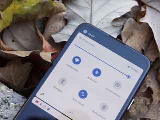 Pixel 4a Quick Settings