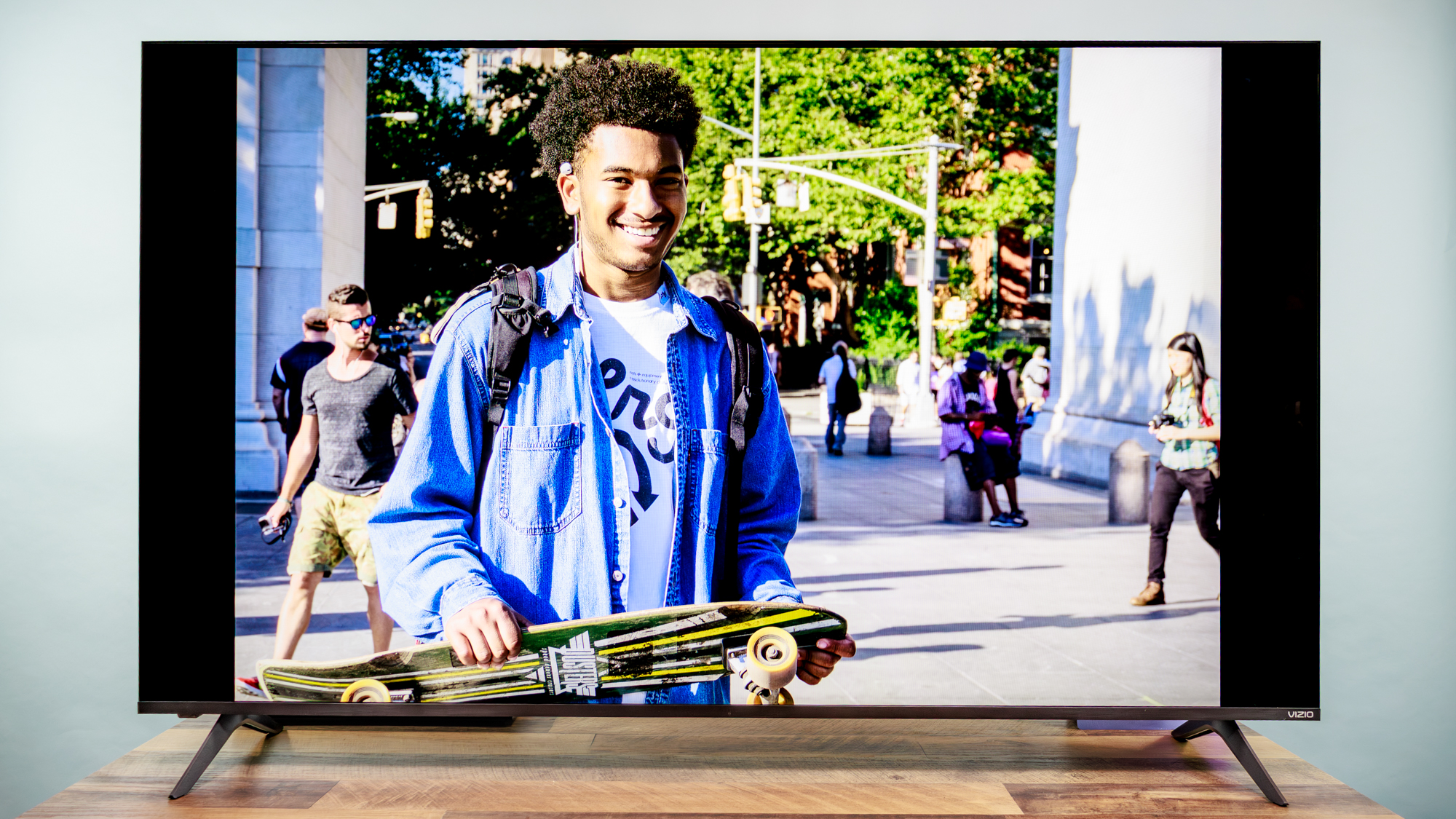 Vizio Mini LED Quantum 4K Smart TV on a table