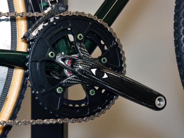 This Parlee 'cross bike is fitted with a rare THM-Carbones carbon crank.