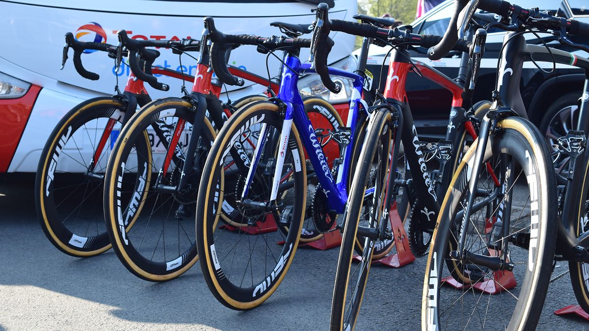 Pim Ligthart was the only Total Direct Energie rider to race on a Wilier in the new team colours