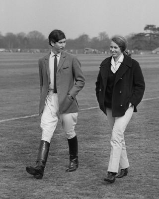 King Charles and Princess Anne attend the polo together
