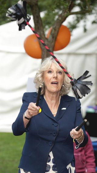 Camilla at the West Wilts Show.