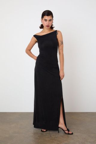 Kylie Maxi Dress, Charcoal