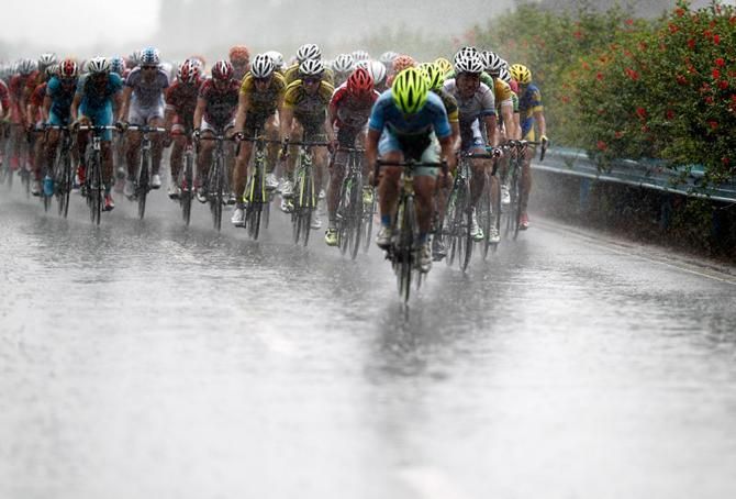 The main peloton