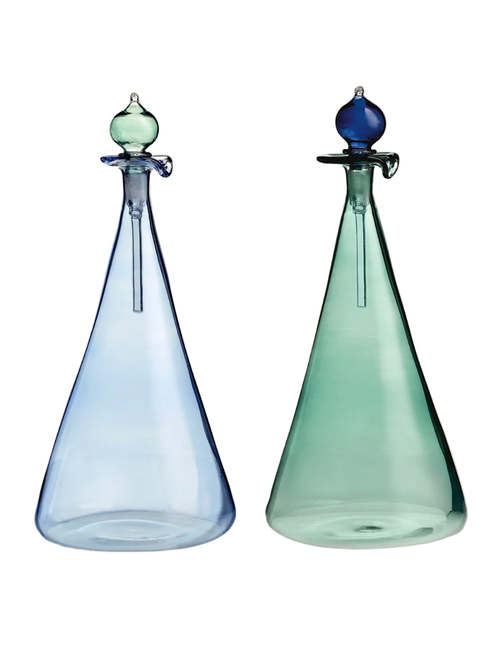 Oil & Vinegar Handblown Dispenser Set 