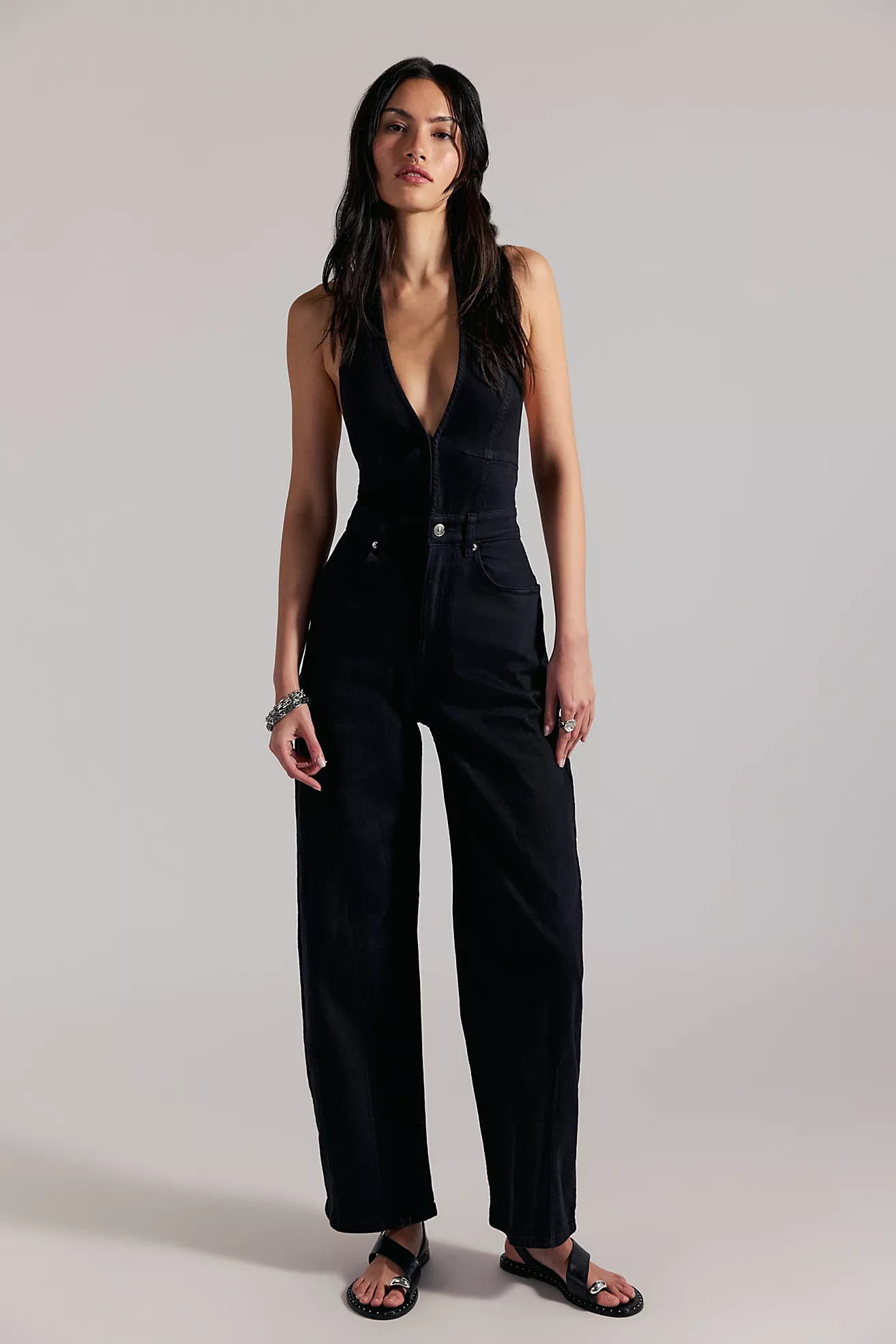 We the Free Lark Denim Jumpsuit