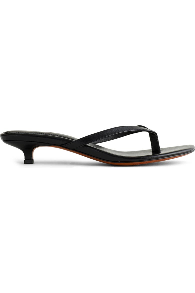 The Chiara Kitten Heel Thong Sandal