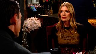 Michelle Stafford as Phyllis in black in The Young and the Restless