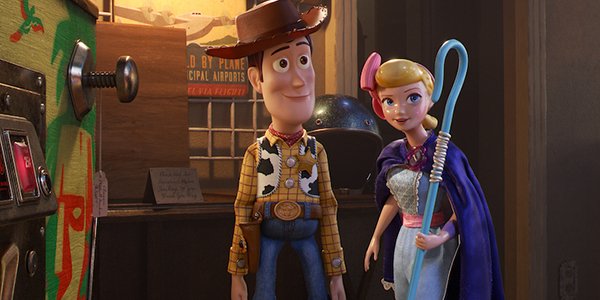 Woody and Bo in Toy Story 4