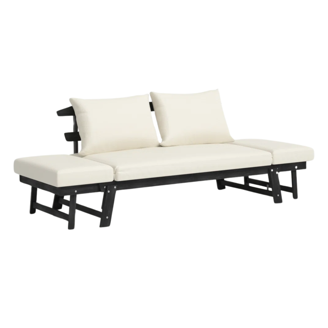 Sand & Stable™ Jacqueline 85.4'' Wide Outdoor Patio Daybed With Cushions & Reviews | Wayfair