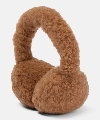 Max Mara Camel Hair & Silk Ear Muffs