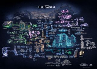 The world of Hollow Knight, as it exists in the finished game.