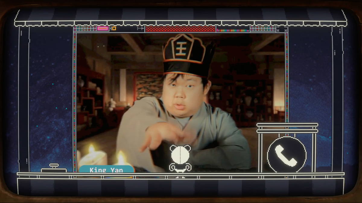 Screenshot of SungWon Cho in the first trailer for Pony Island 2