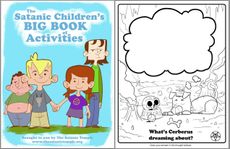 Satanists made a coloring book for schoolchildren