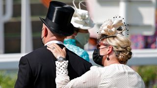 Zara Tindall and Mike Tindall look loved up at Royal Ascot