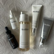 Flat lay of the best Medik8 products