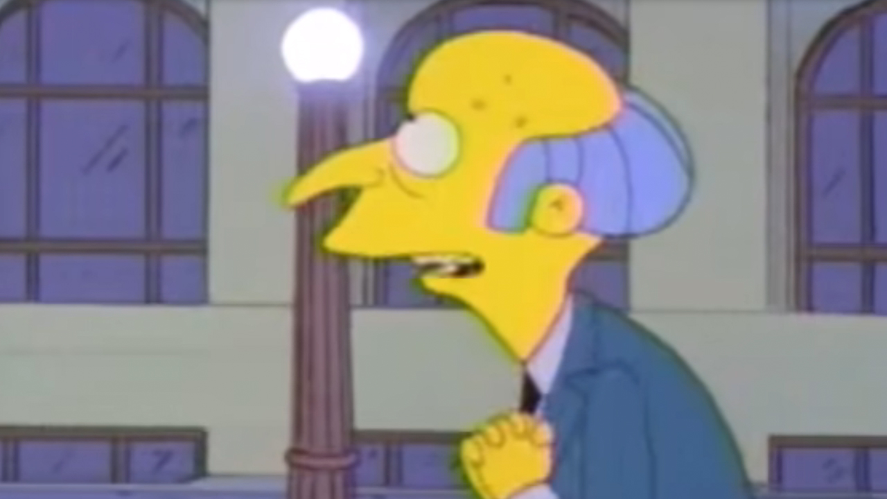 Mr. Burns on The Simpsons