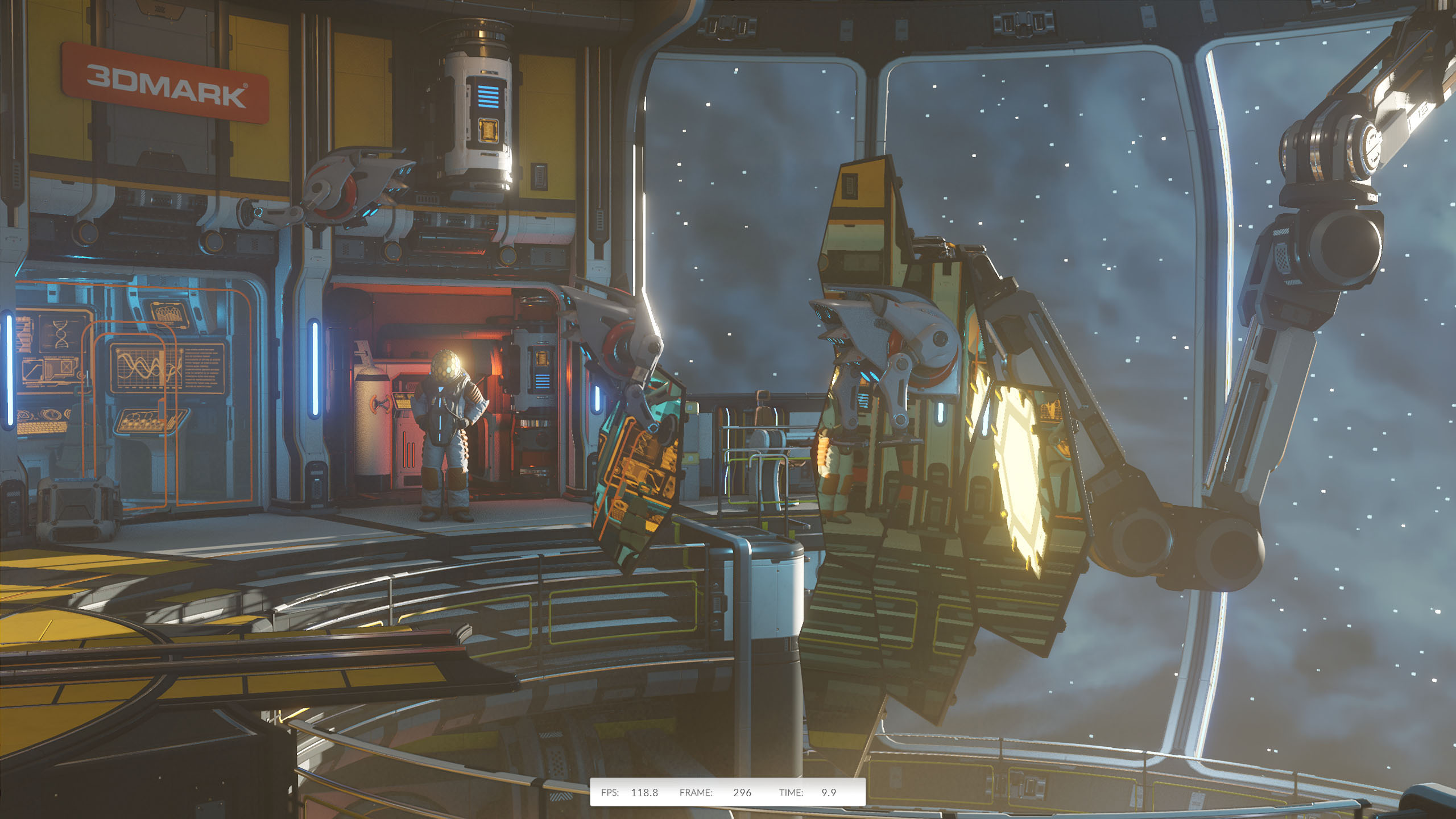 3DMark Solar Bay test in process.