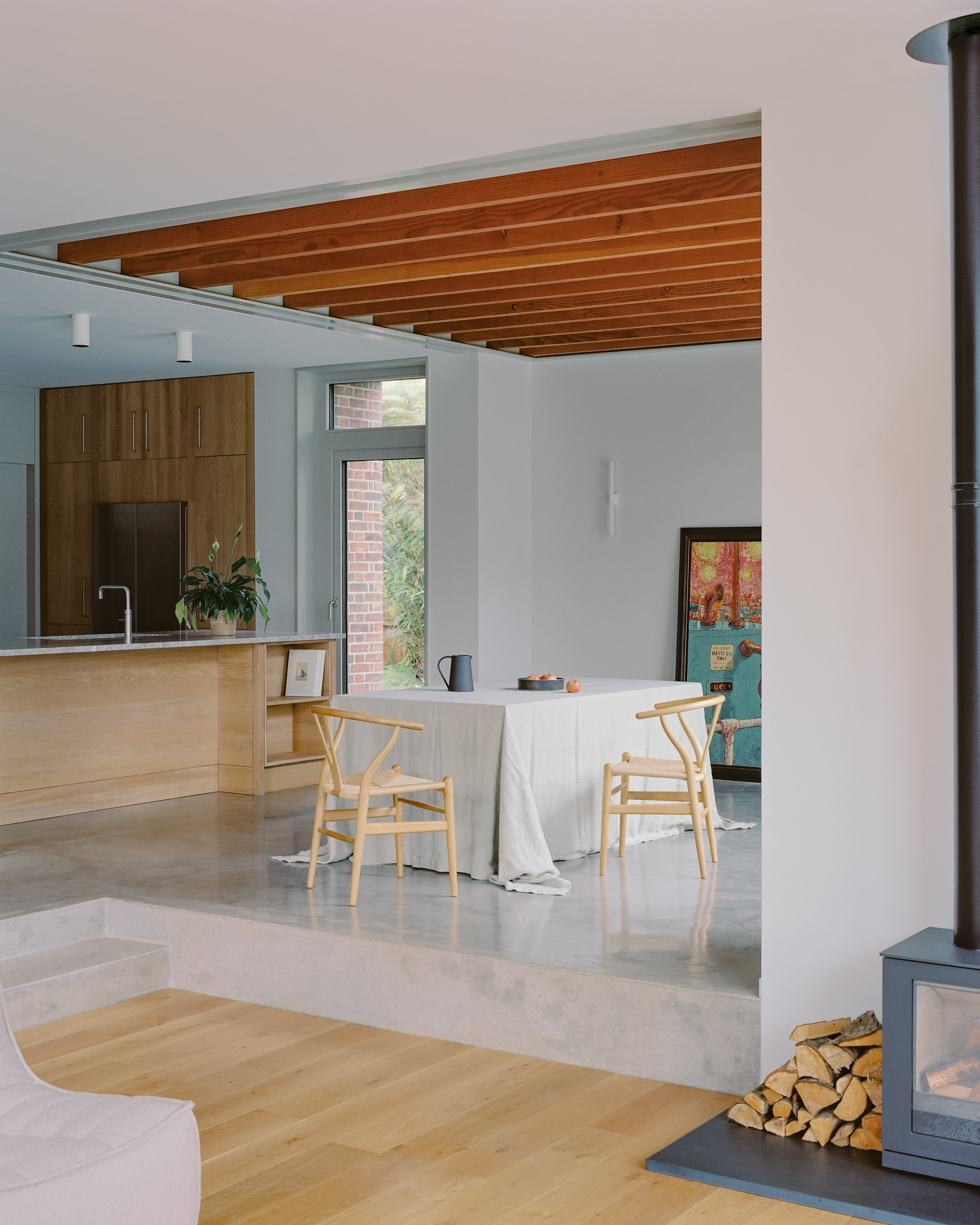 The living spaces in Monkton, Sandy Rendel Architects