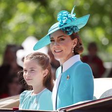 The Princess of Wales and Princess Charlotte attend the 2025 Trooping the Colour parade