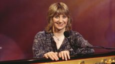 Victoria Wood on the set of the BBC television series 'Victoria Wood'