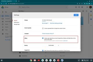 Toggle Offline Mode Google Drive Chromebook