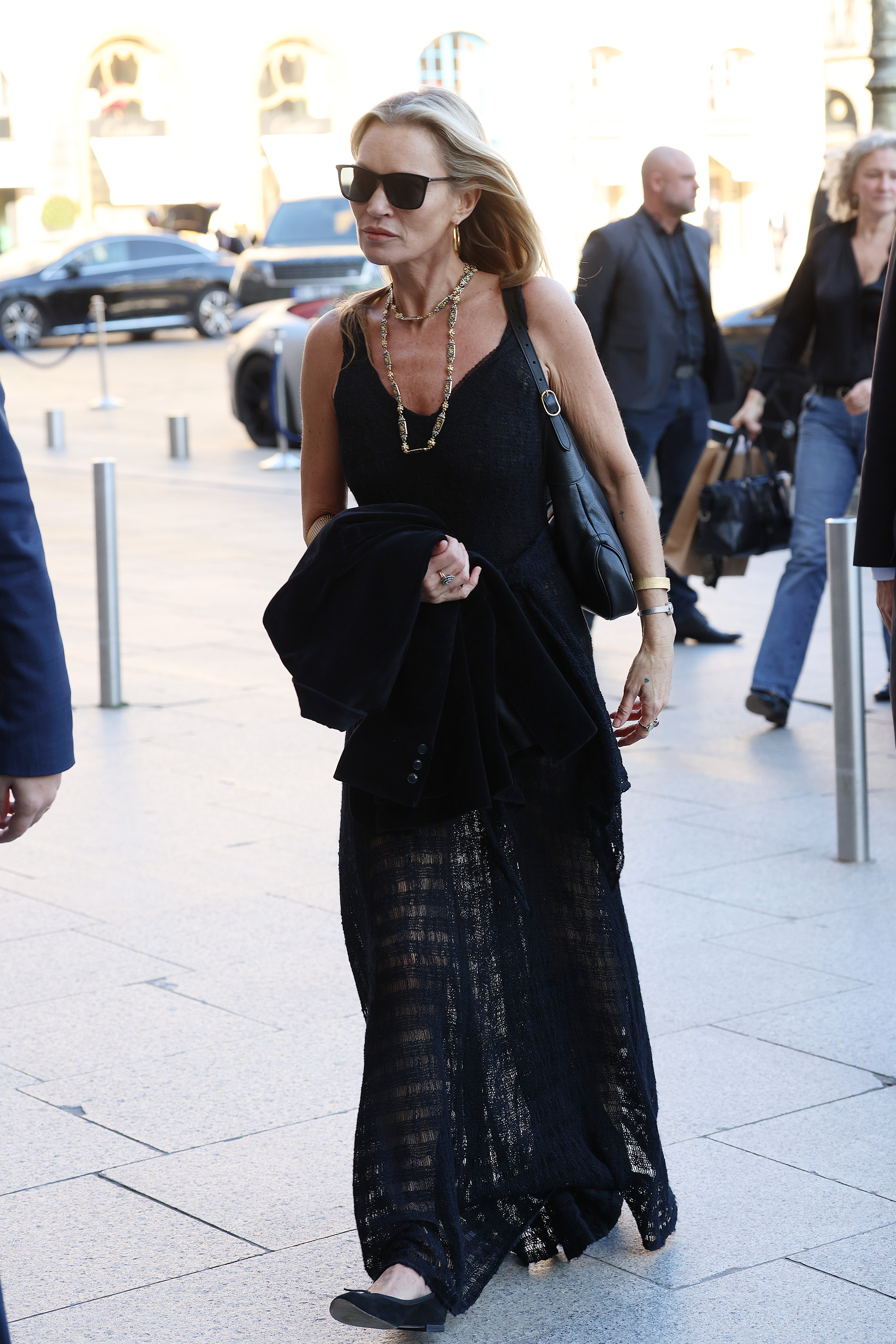 Kate Moss seen during Day Three of Paris Fashion Week - Womenswear Fall/Winter 2026/2027 on March 04, 2026 in Paris