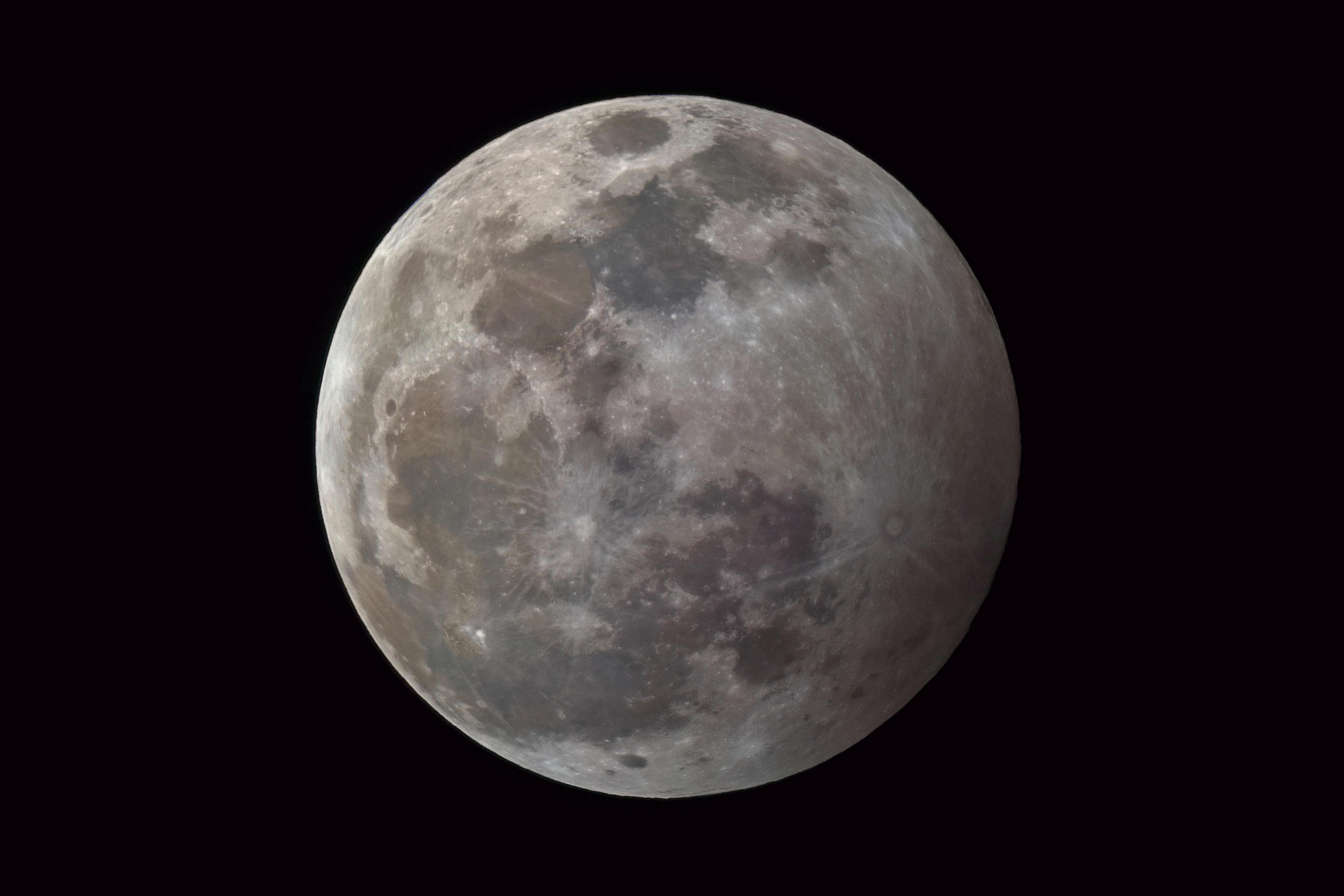 And this diminished effect of the glare and illumination of sunlight on the moon's surface is precisely what regular sky watchers will look to detect during the deepest phase of the eclipse when they focus their gaze toward the lower edge of the moon during the eclipse. maximum phase of Monday's eclipse.  early eclipse.