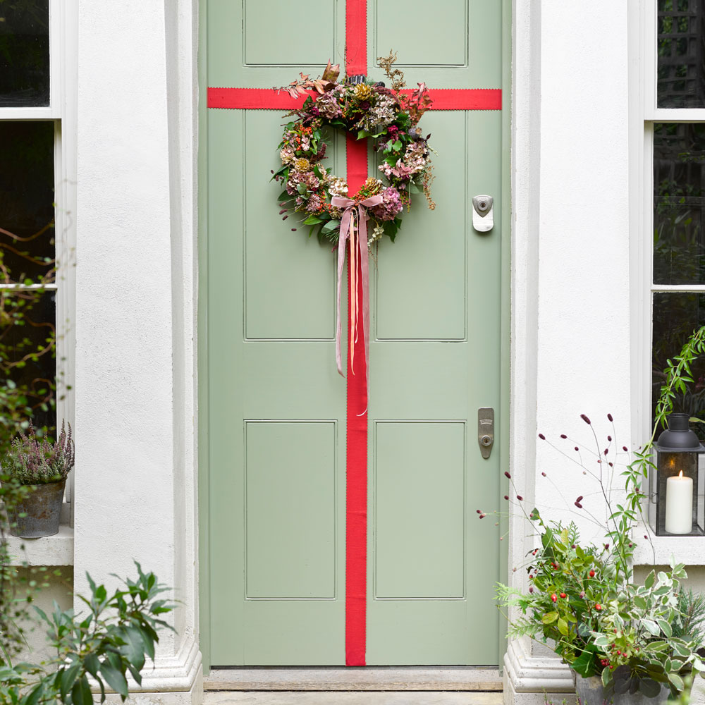 Christmas door wreath rust фото 72