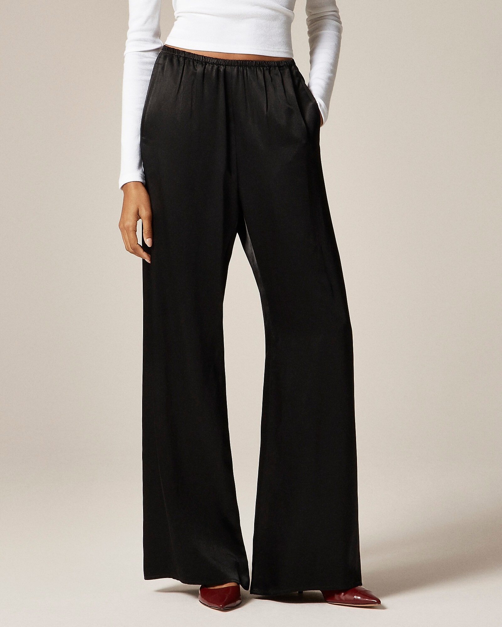 J.Crew, Cosmo Pant in Luster Charmeuse