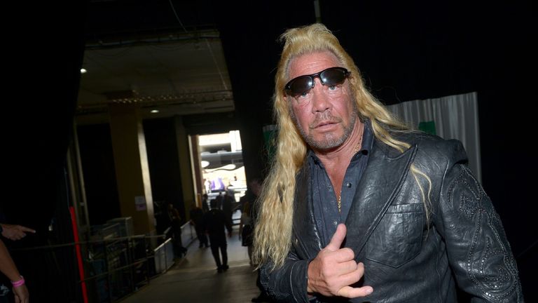 TV personality Dog the Bounty Hunter attends the 48th Annual Academy of Country Music Awards at the MGM Grand Garden Arena on April 7, 2013 in Las Vegas, Nevada