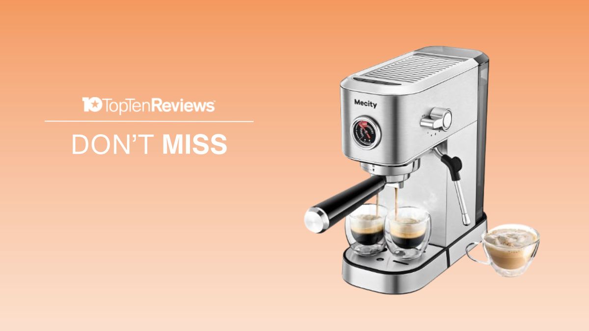 This bestselling Mecity espresso machine deal is discounted by almost