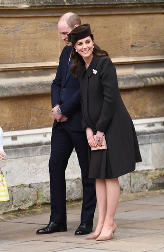 Kate Middleton and Prince William at Easter