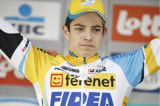 Wout van Aert (Telenet-Fidea) won the U23 race at Superprestige Gieten