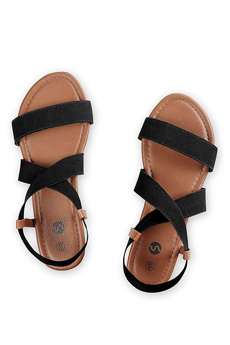 Rekayla Flat Elastic Sandals