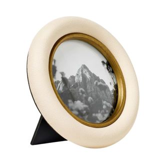 Shagreen Wrapped Single Image Frame 