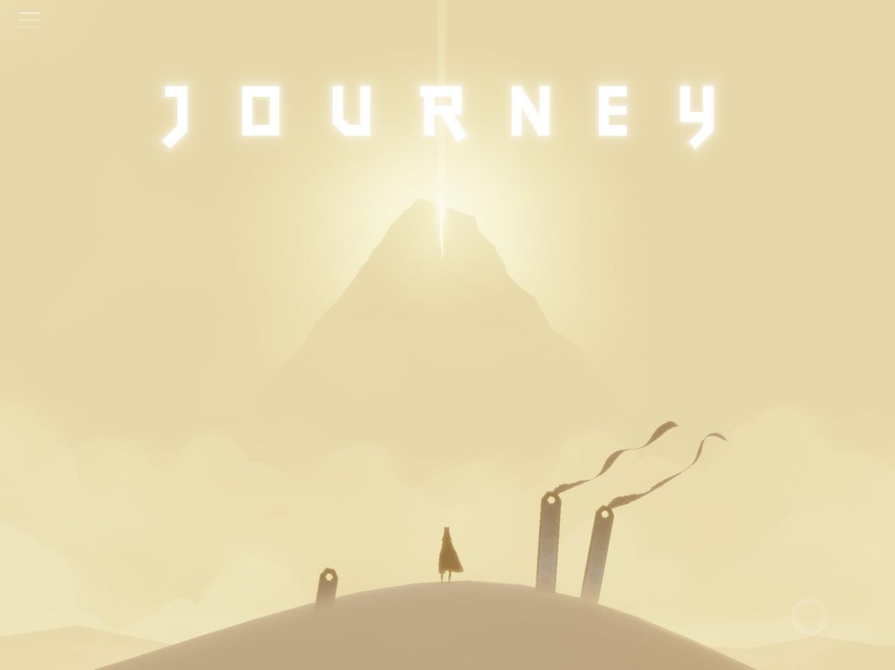 Journey title screen