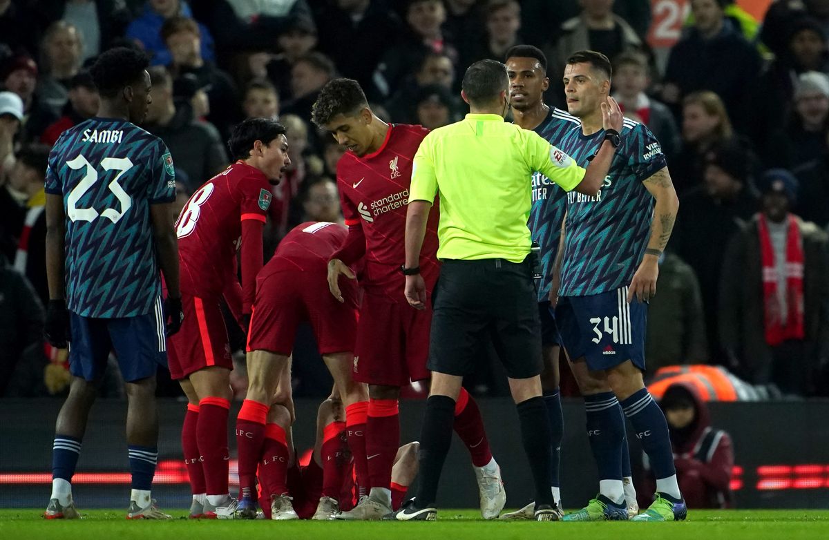 Liverpool v Arsenal – Carabao Cup – Semi Final – First Leg – Anfield