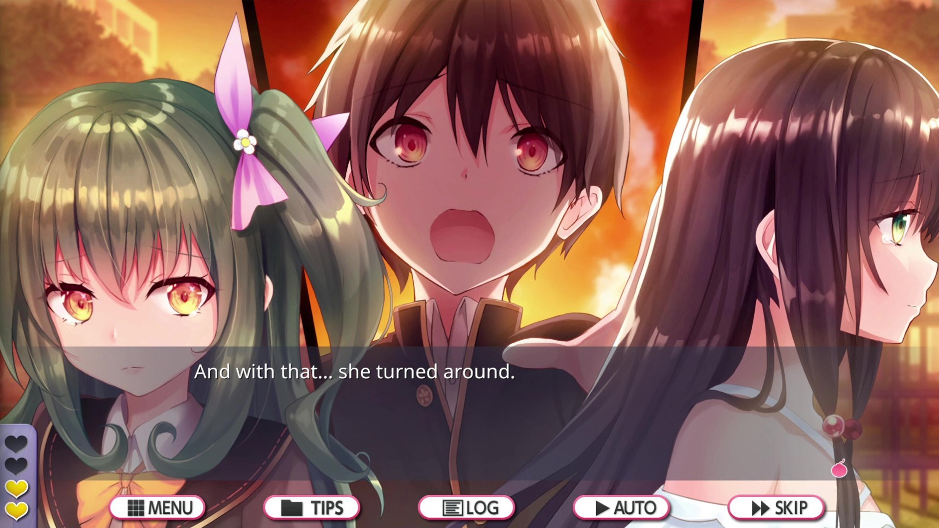 A screenshot from Death Match Love Comedy!